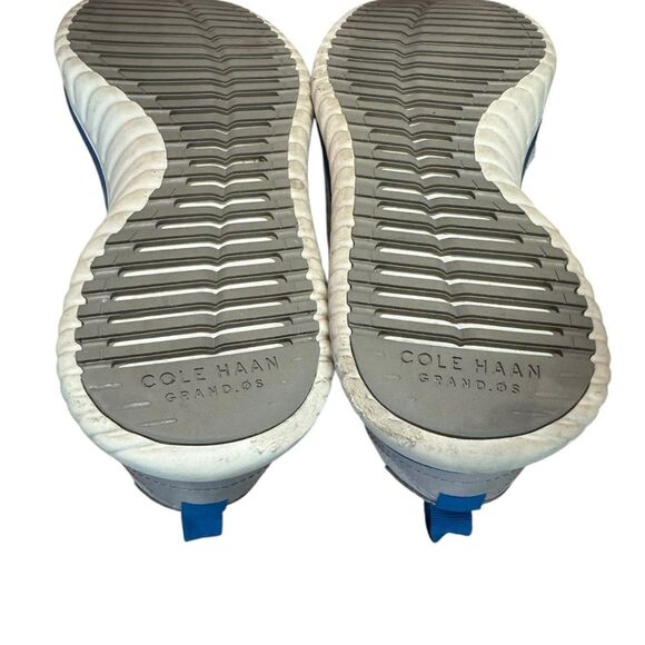 Cole Haan Men's Grand Motion Crafted Grey Blue Sneakers 8 - Picture 7 of 7